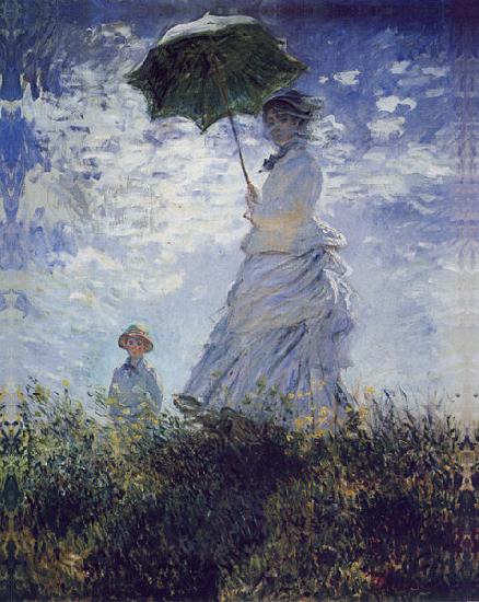 Claude Monet Women with umbrella Spain oil painting art